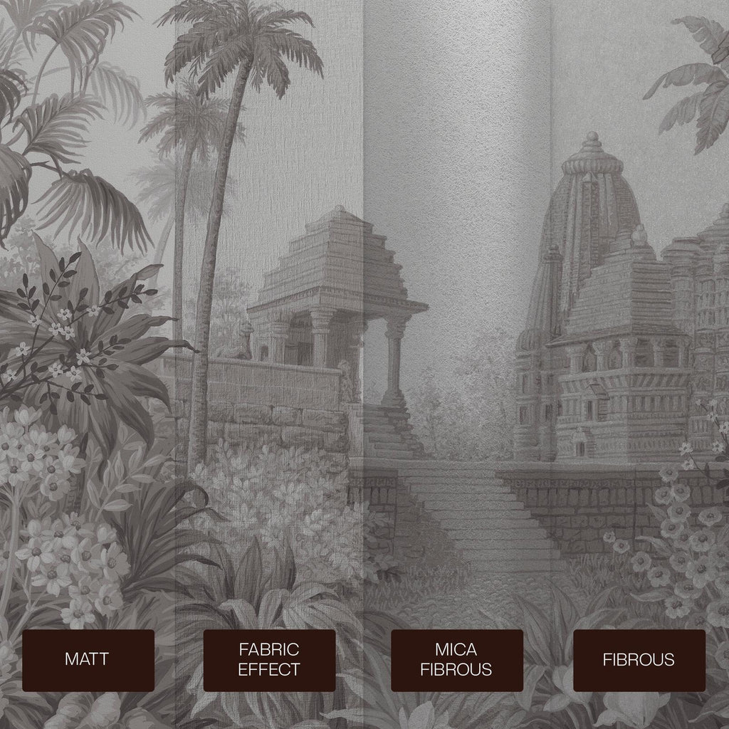 Temple Grey Bespoke Mural