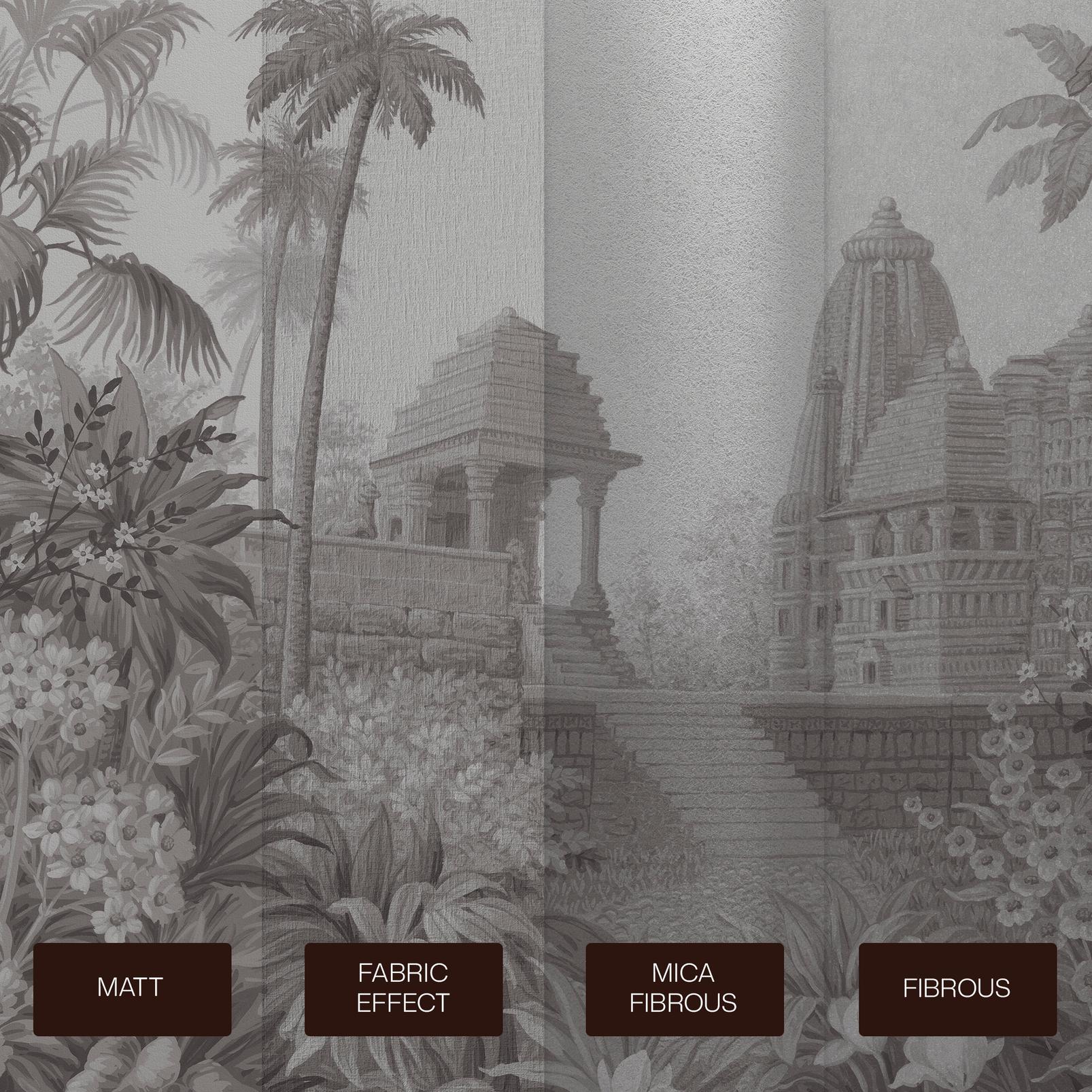 Temple Grey Bespoke Mural