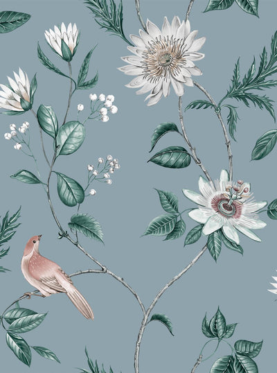 Nuit Sky Blue Wallpaper