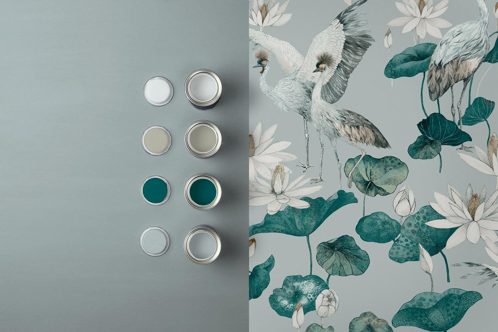 Teien Sea Green Wallpaper