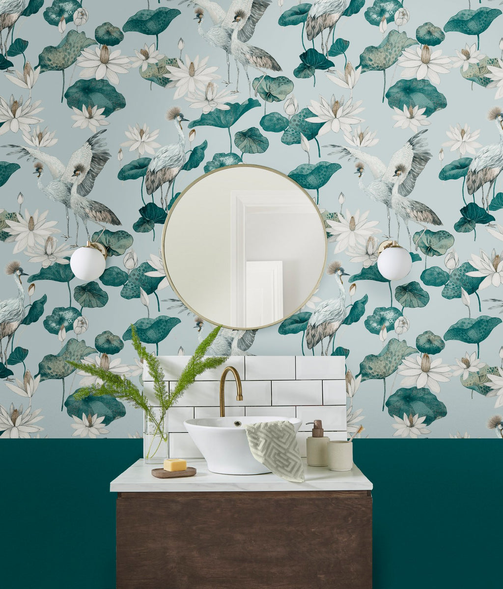 Teien Sea Green Wallpaper