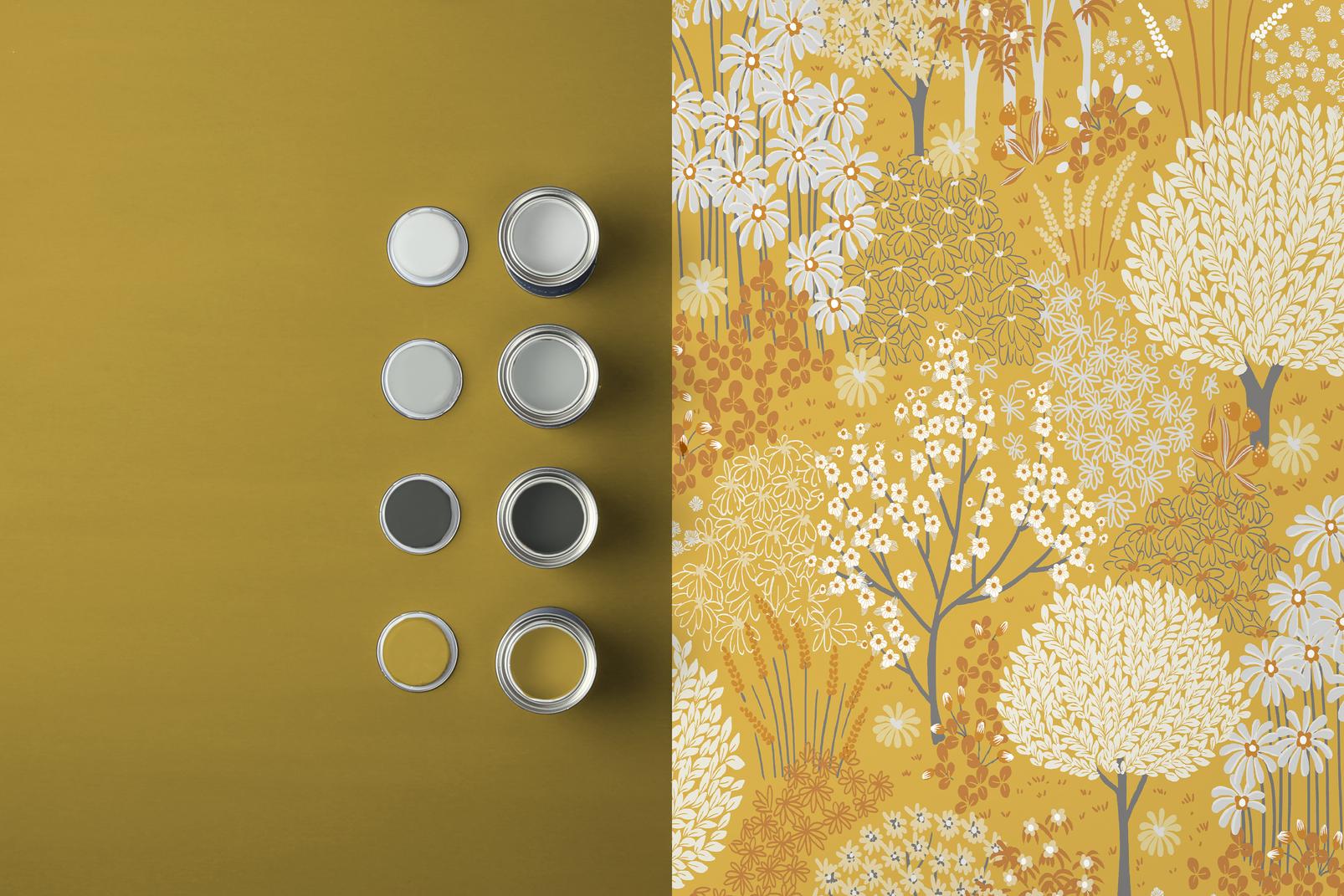 Fable Mustard Wallpaper