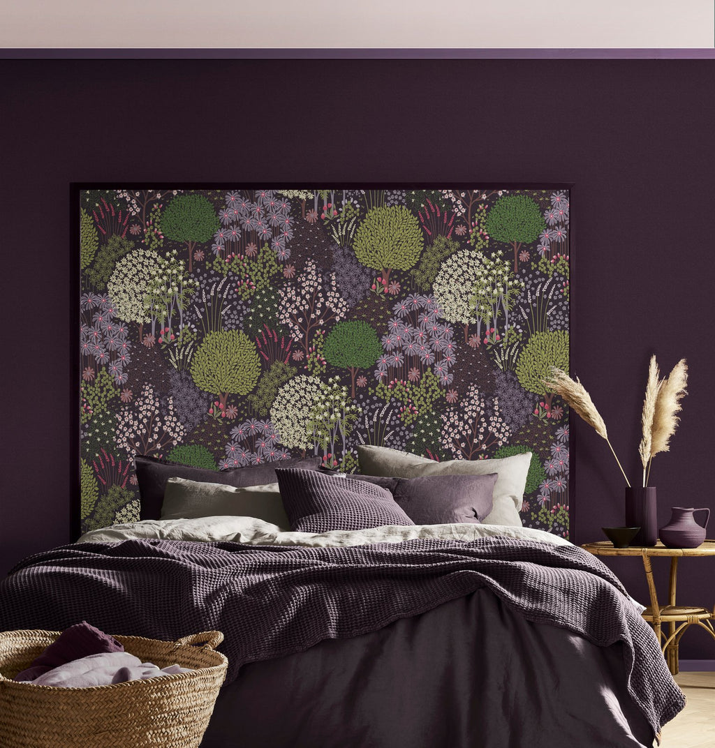 Fable Plum Wallpaper