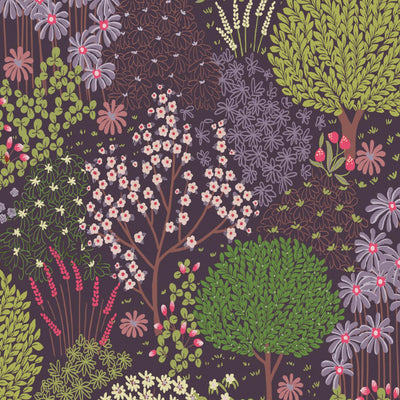 Fable Plum Wallpaper