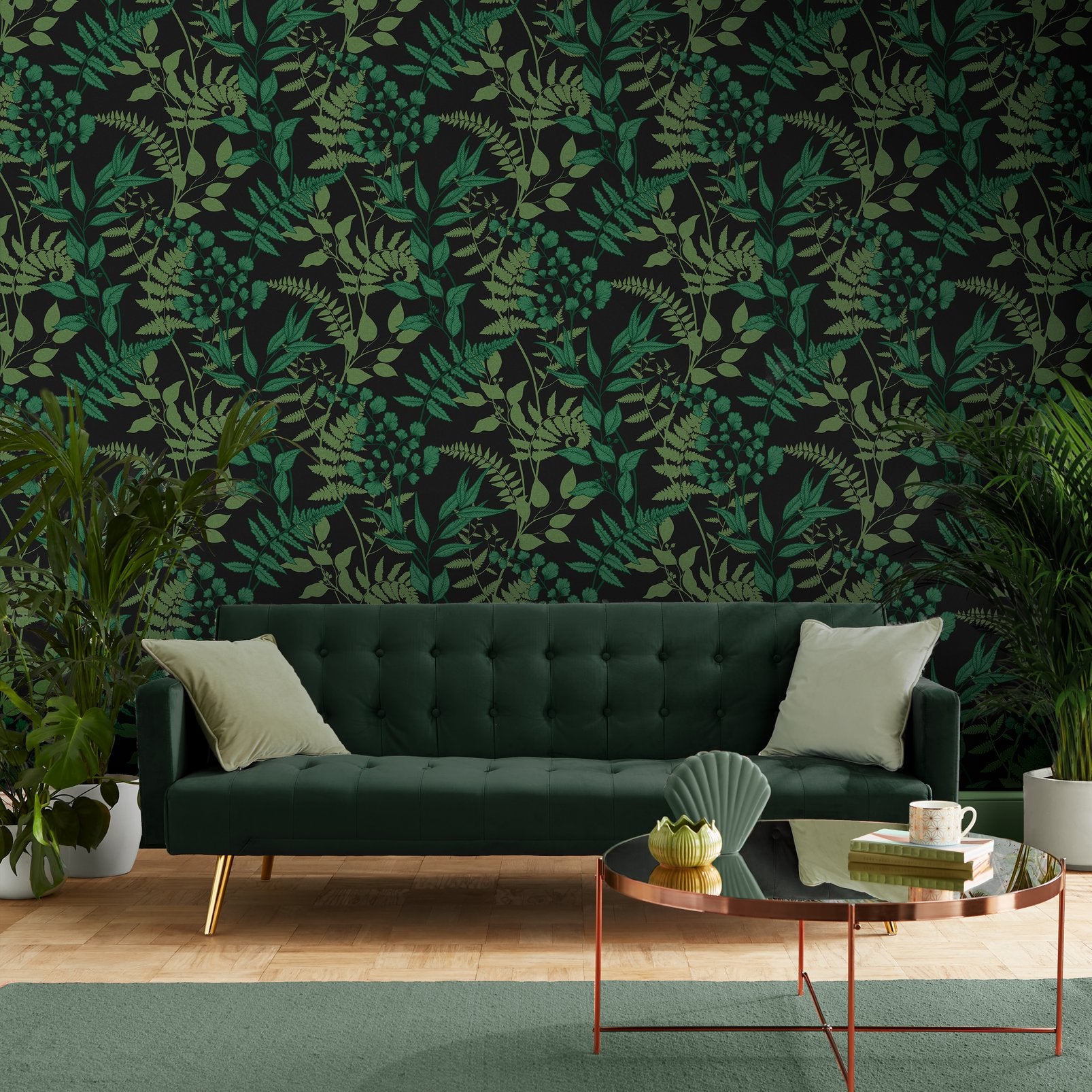 Fiore Midnight Wallpaper