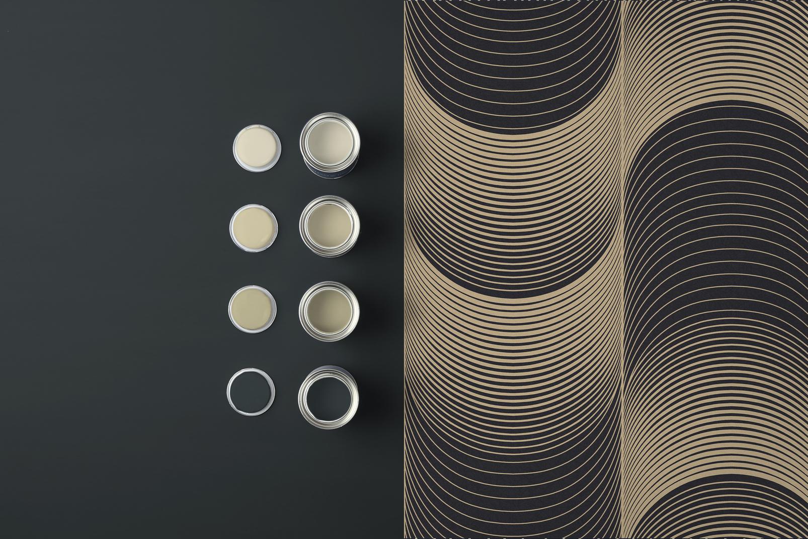 Eclipse Black & Gold Wallpaper