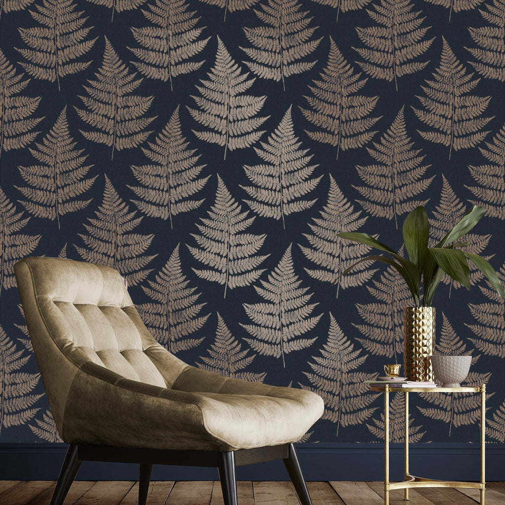 Royal Fern Dusk Wallpaper