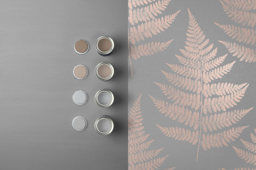 Royal Fern Dove Wallpaper