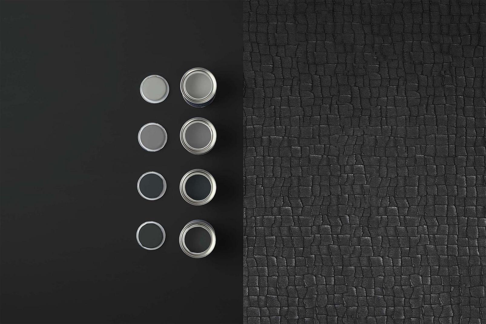 Serpentine Black Wallpaper
