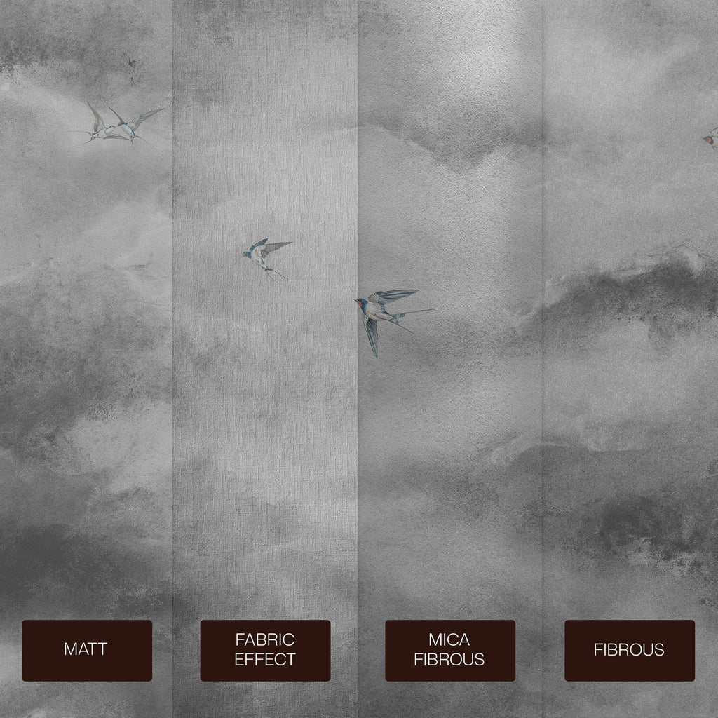 Flight of Swallows Storm Bespoke Mural