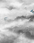 Flight of Swallows Storm Bespoke Mural