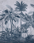 Vintage Jungle Navy Bespoke Mural