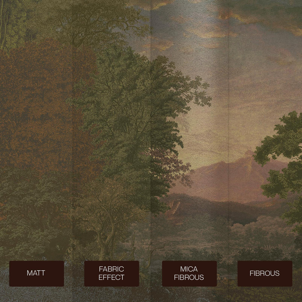 Sketch Forest Morning Bespoke Mural