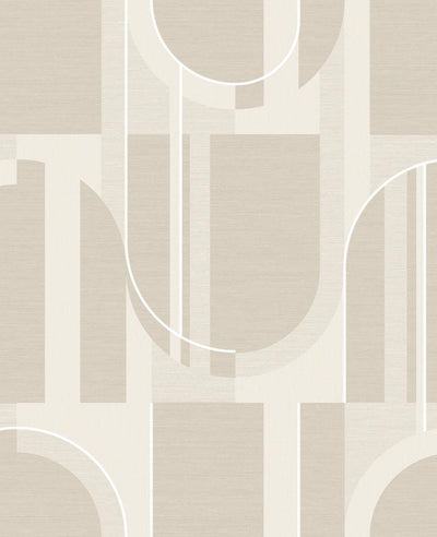 Marcia Taupe Wallpaper