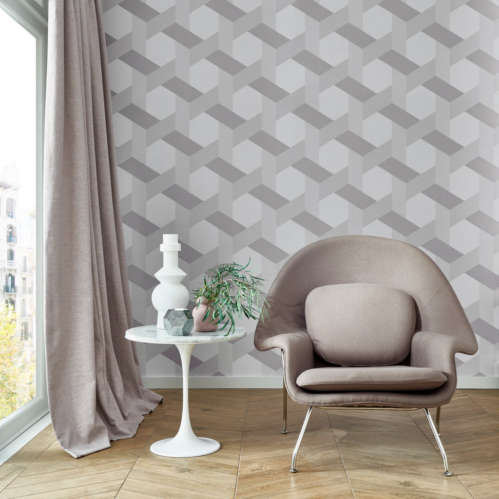 Fractal Grey Wallpaper