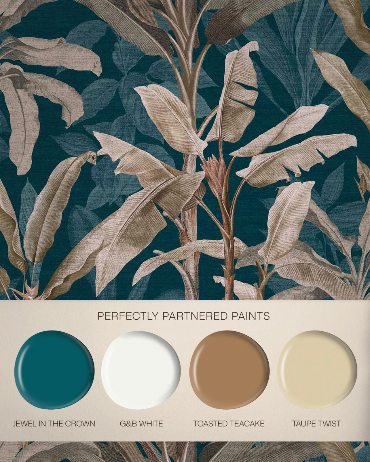 Borneo Teal Wallpaper
