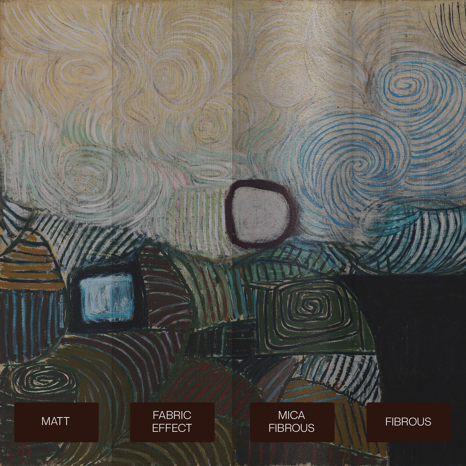 Pasmore Spiral Motif Bespoke Mural