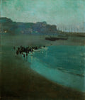 Osborn Beach at Dusk Bespoke Mural