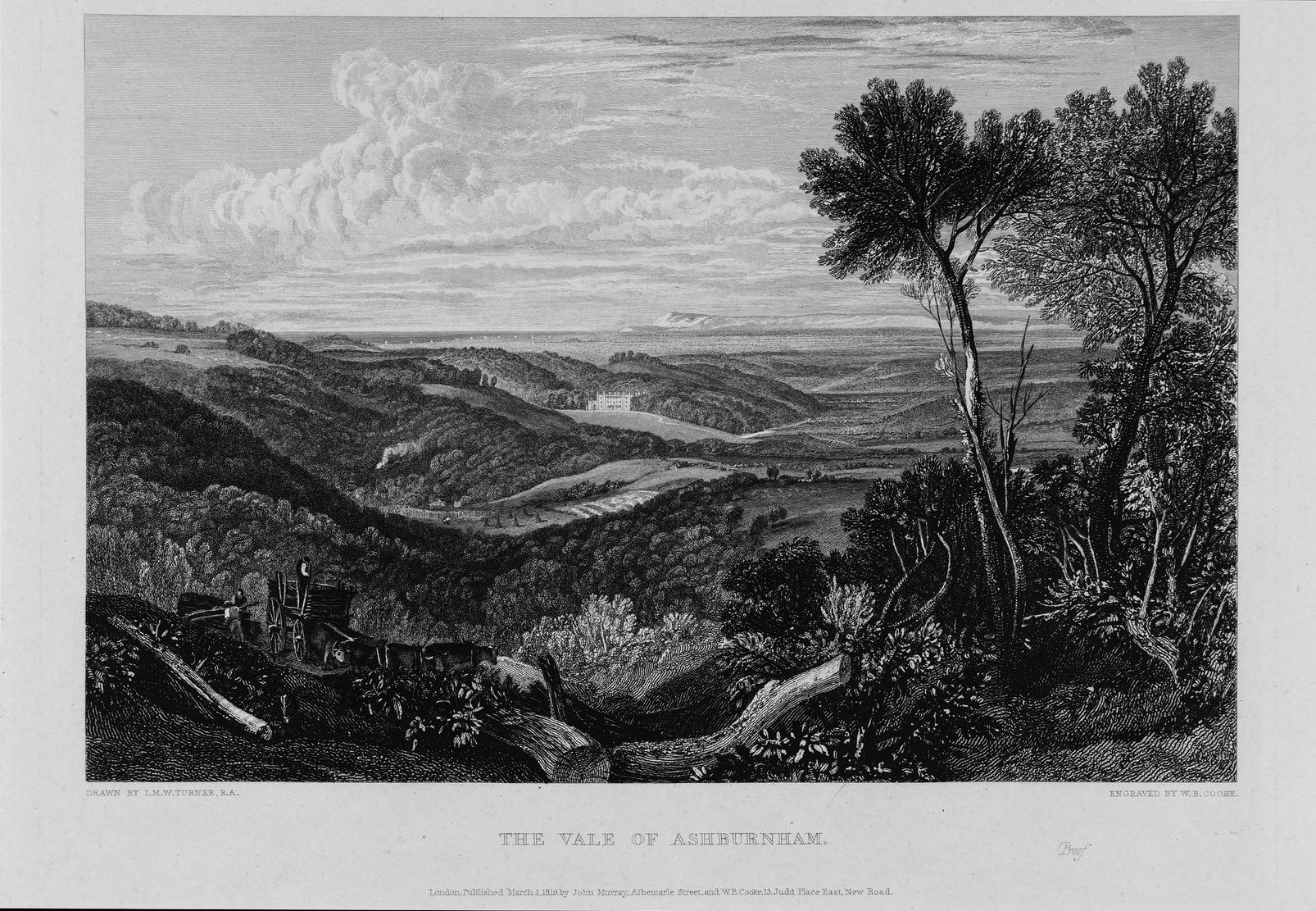 Turner The Vale of Ashburn Bespoke Mural