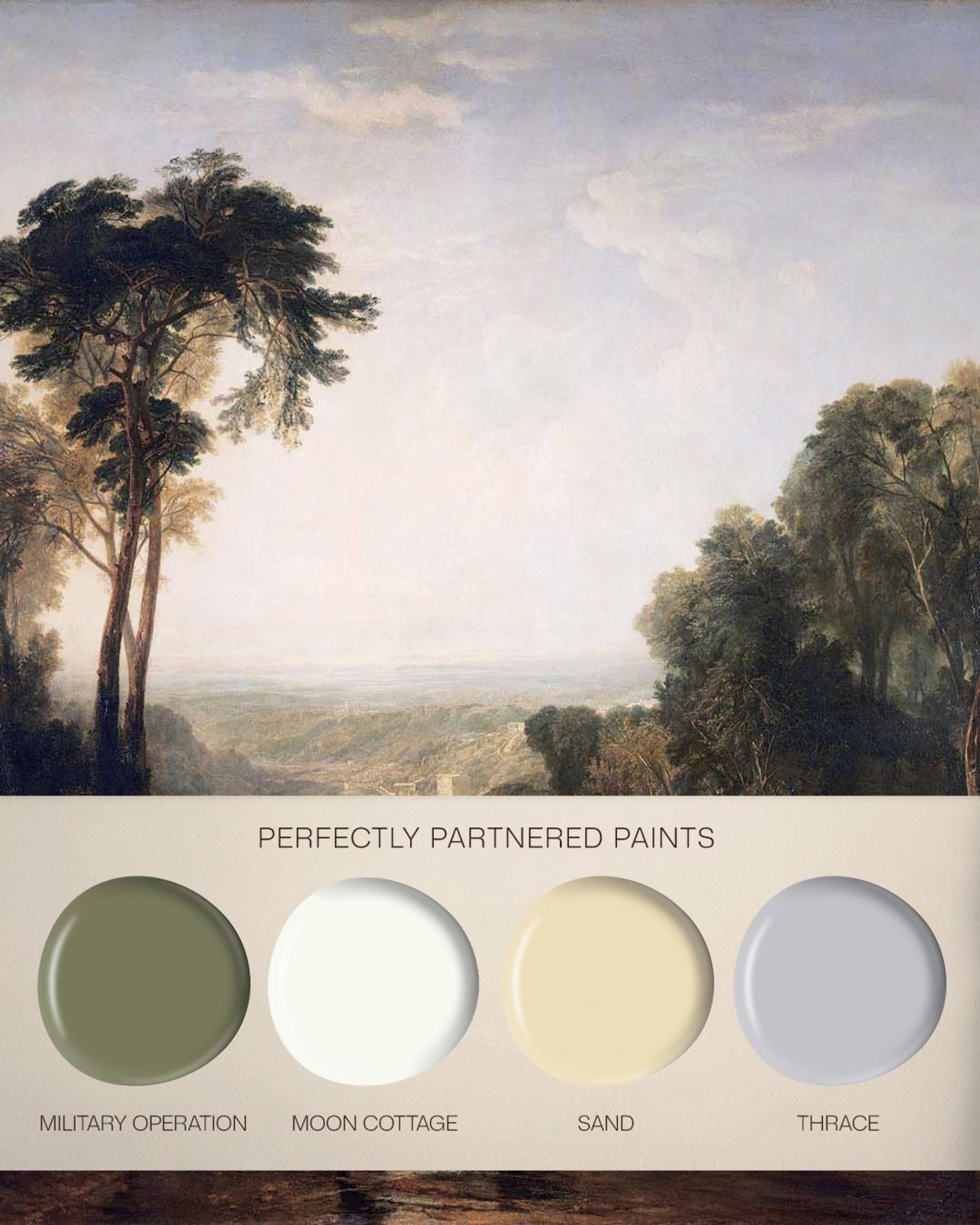 Turner Crossing the Brook exhibited Bespoke Mural