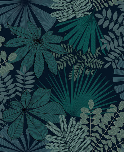 Bohemia Teal Wallpaper