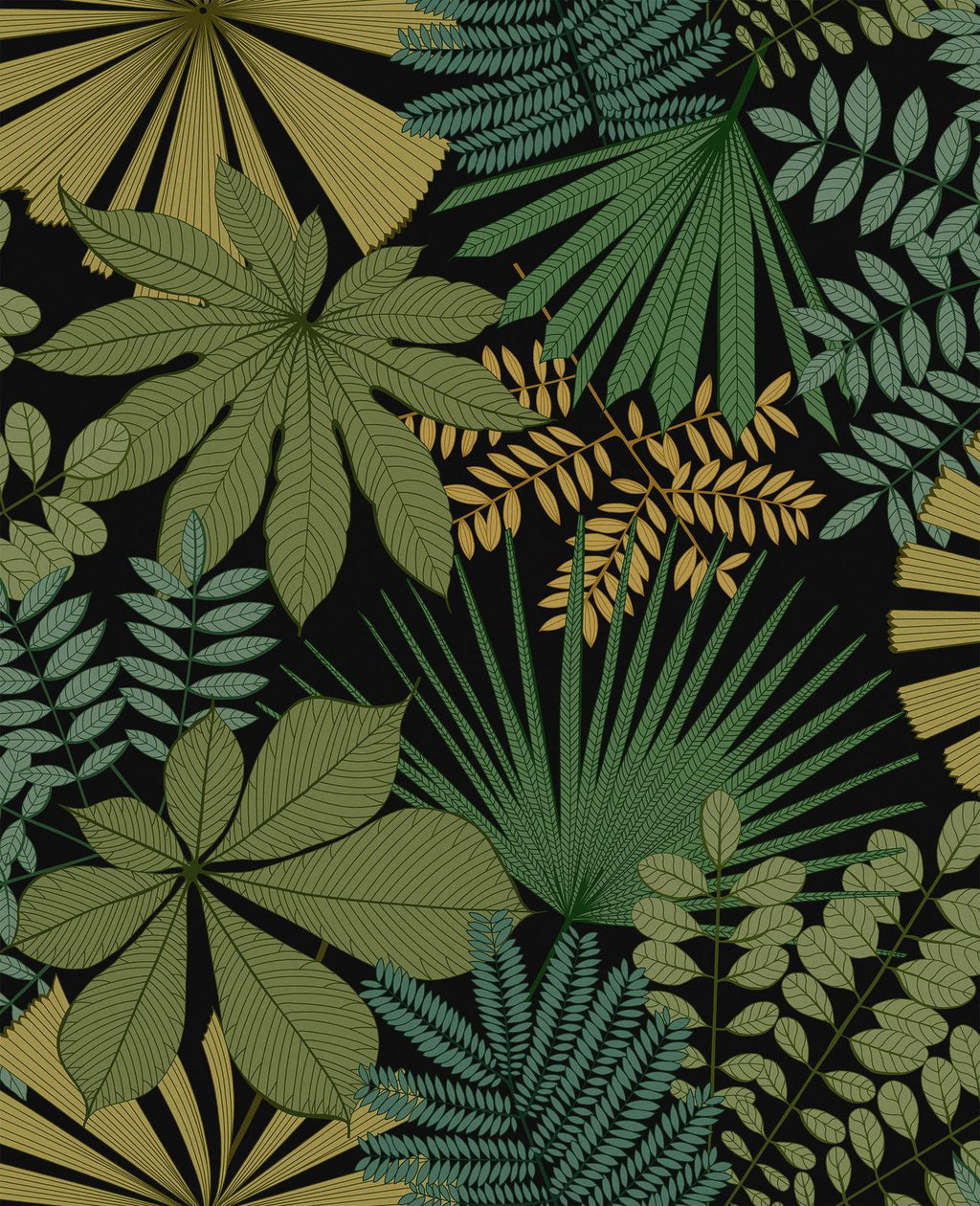 Bohemia Black Wallpaper