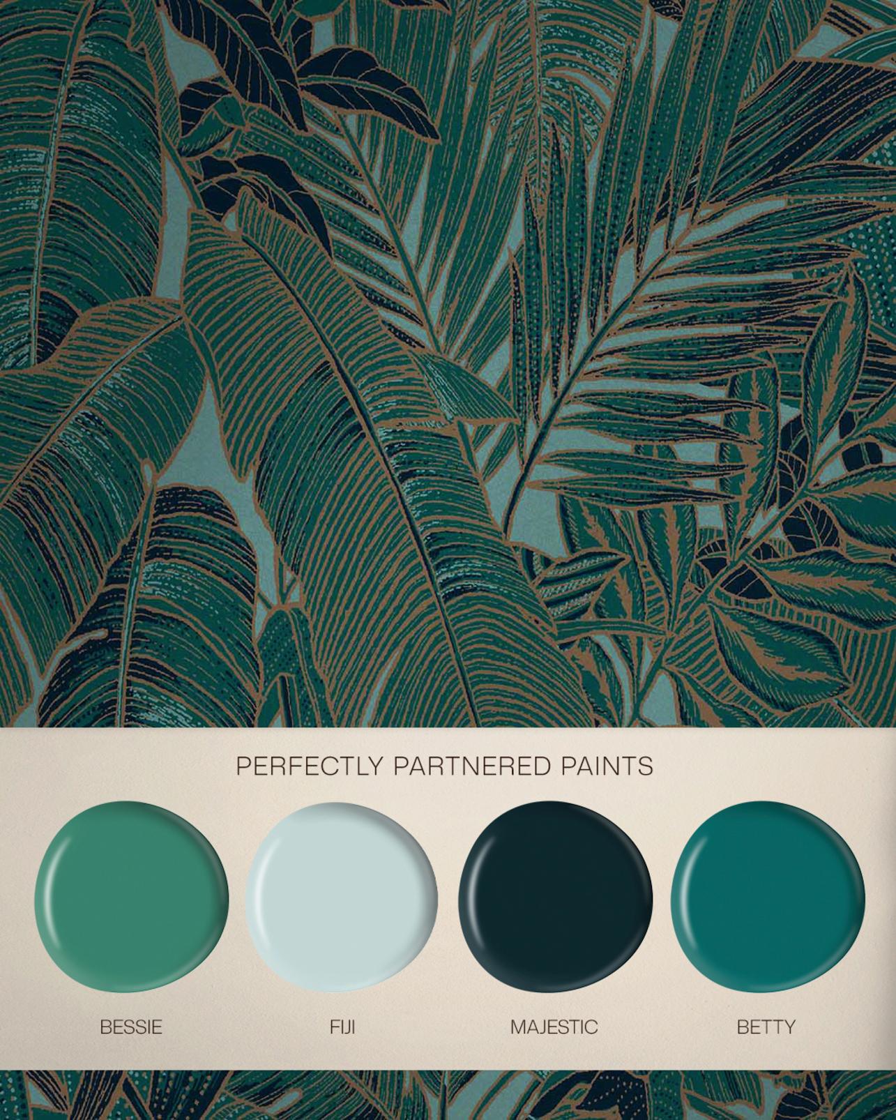 Paradys Green Wallpaper