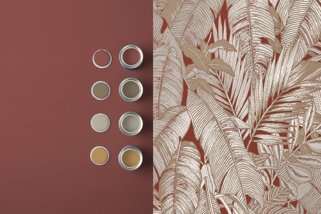Paradys Alizarin Wallpaper