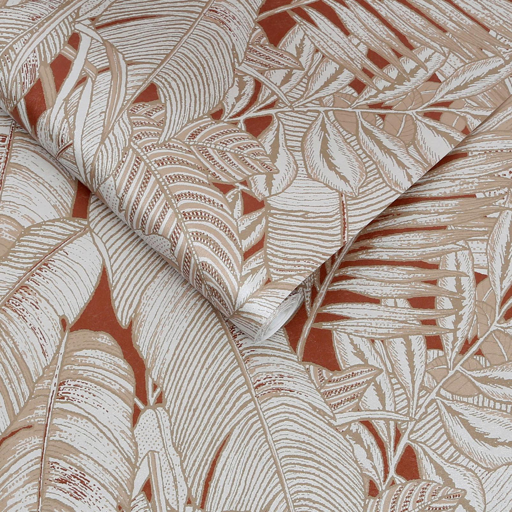 Paradys Alizarin Wallpaper