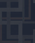 Entwine Navy Wallpaper