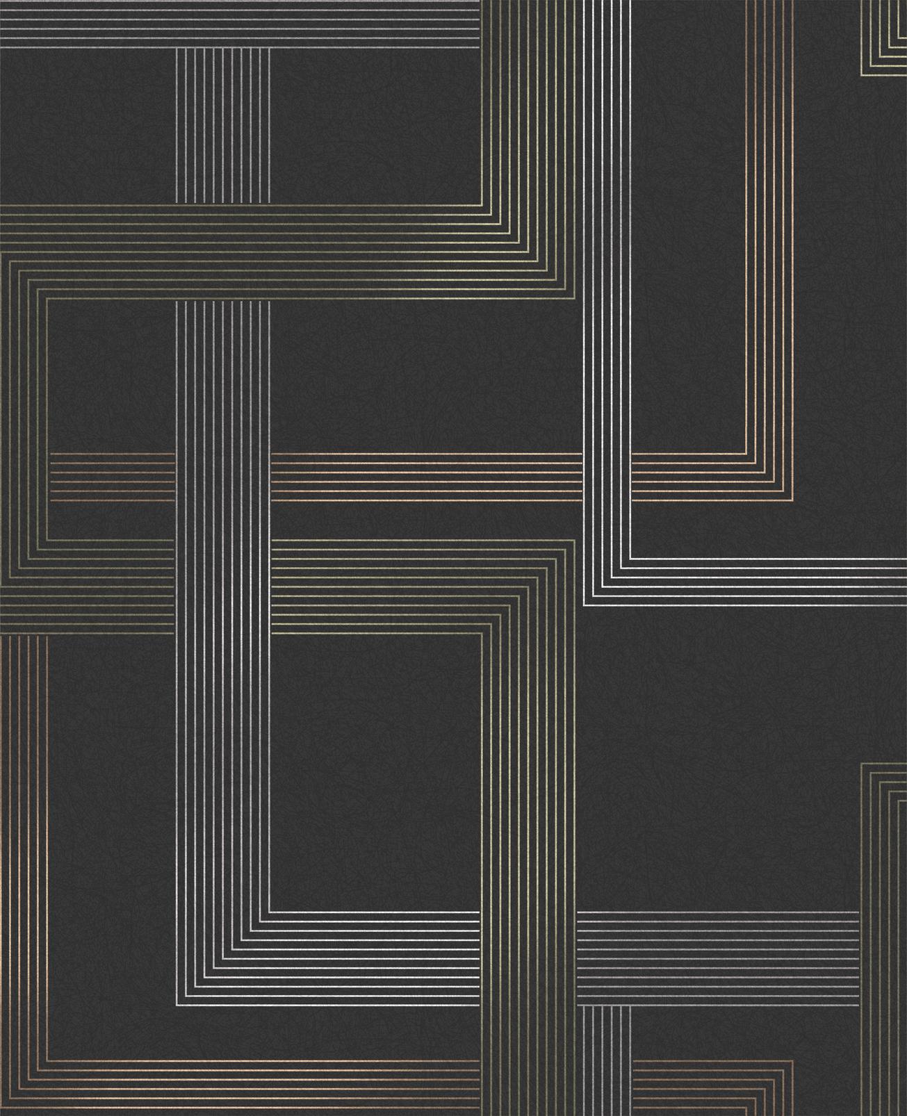 Entwine Charcoal Wallpaper