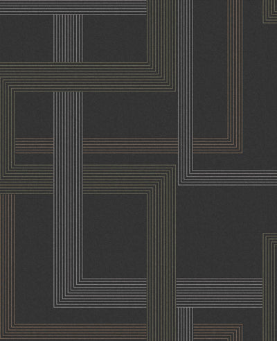 Entwine Charcoal Wallpaper