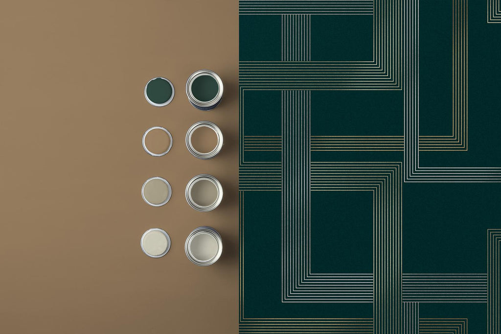 Entwine Emerald Wallpaper