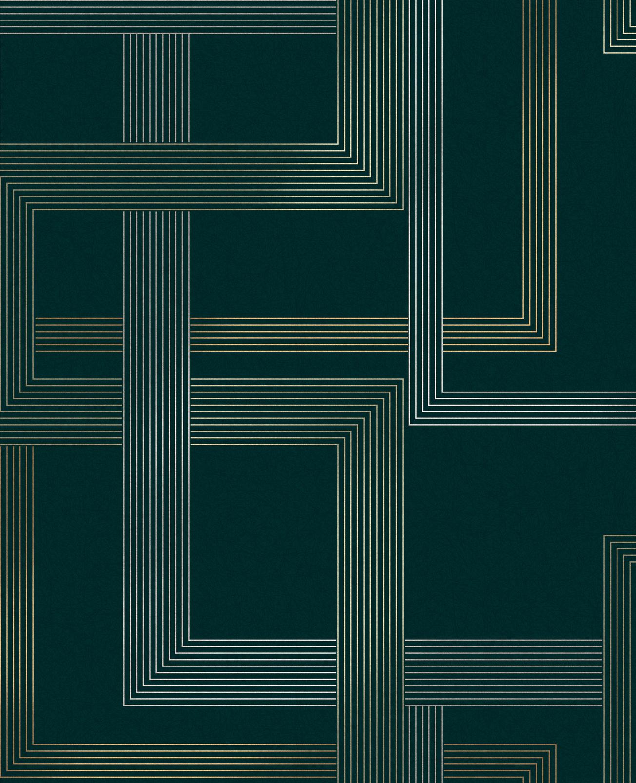 Entwine Emerald Wallpaper