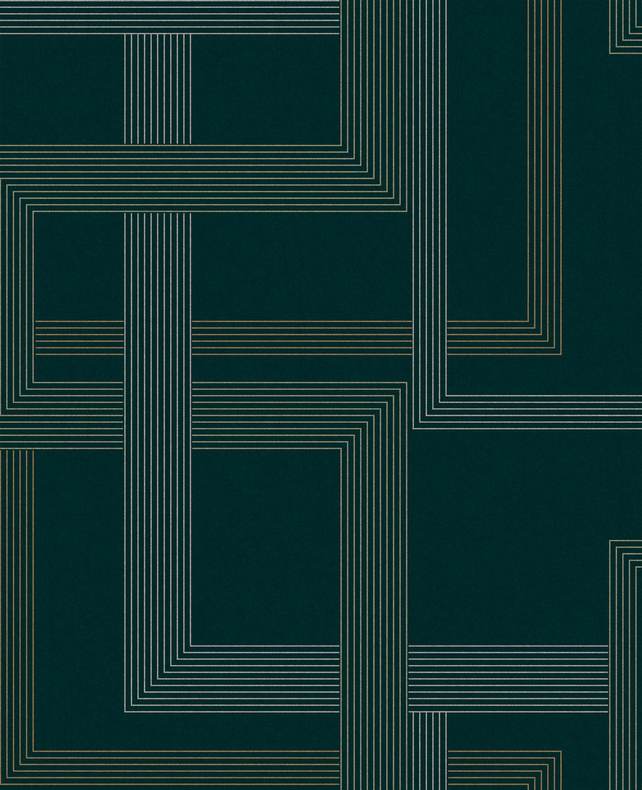 Entwine Emerald Wallpaper