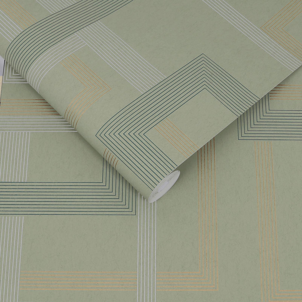 Entwine Sage Wallpaper
