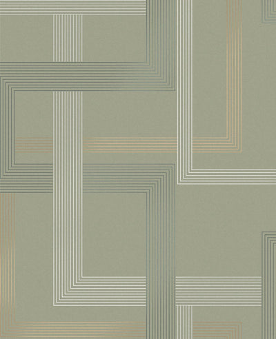 Entwine Sage Wallpaper