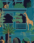 Animahal Navy Wallpaper
