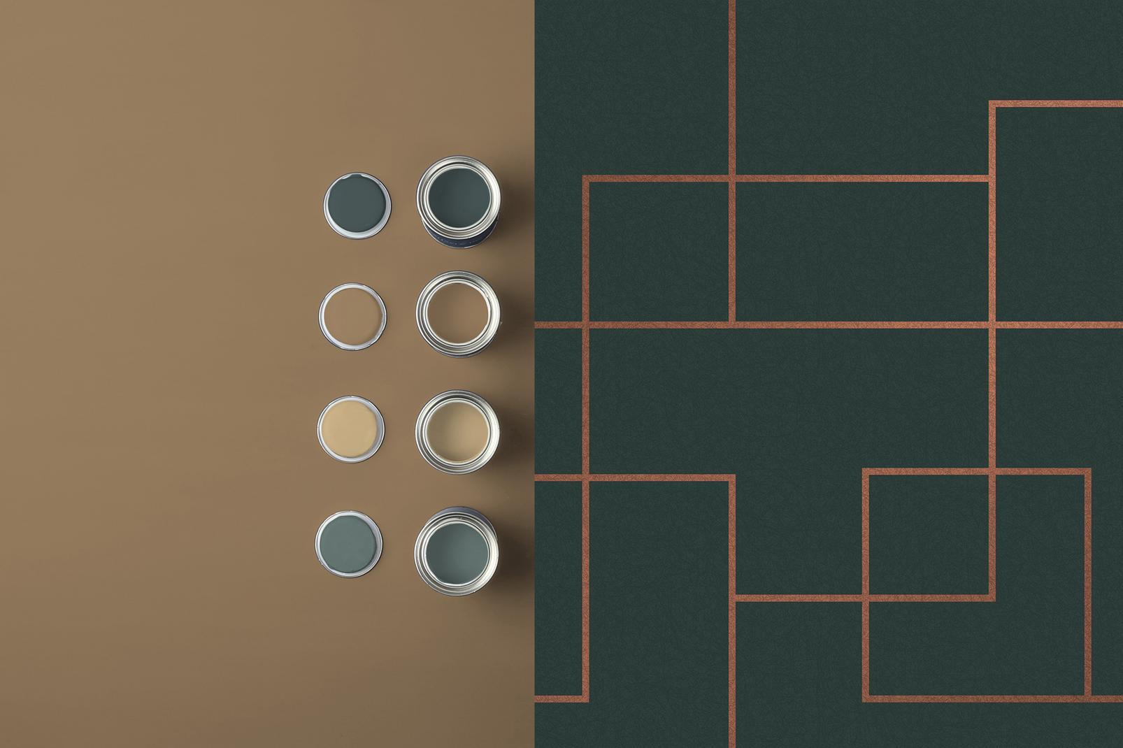 Primo Teal Wallpaper
