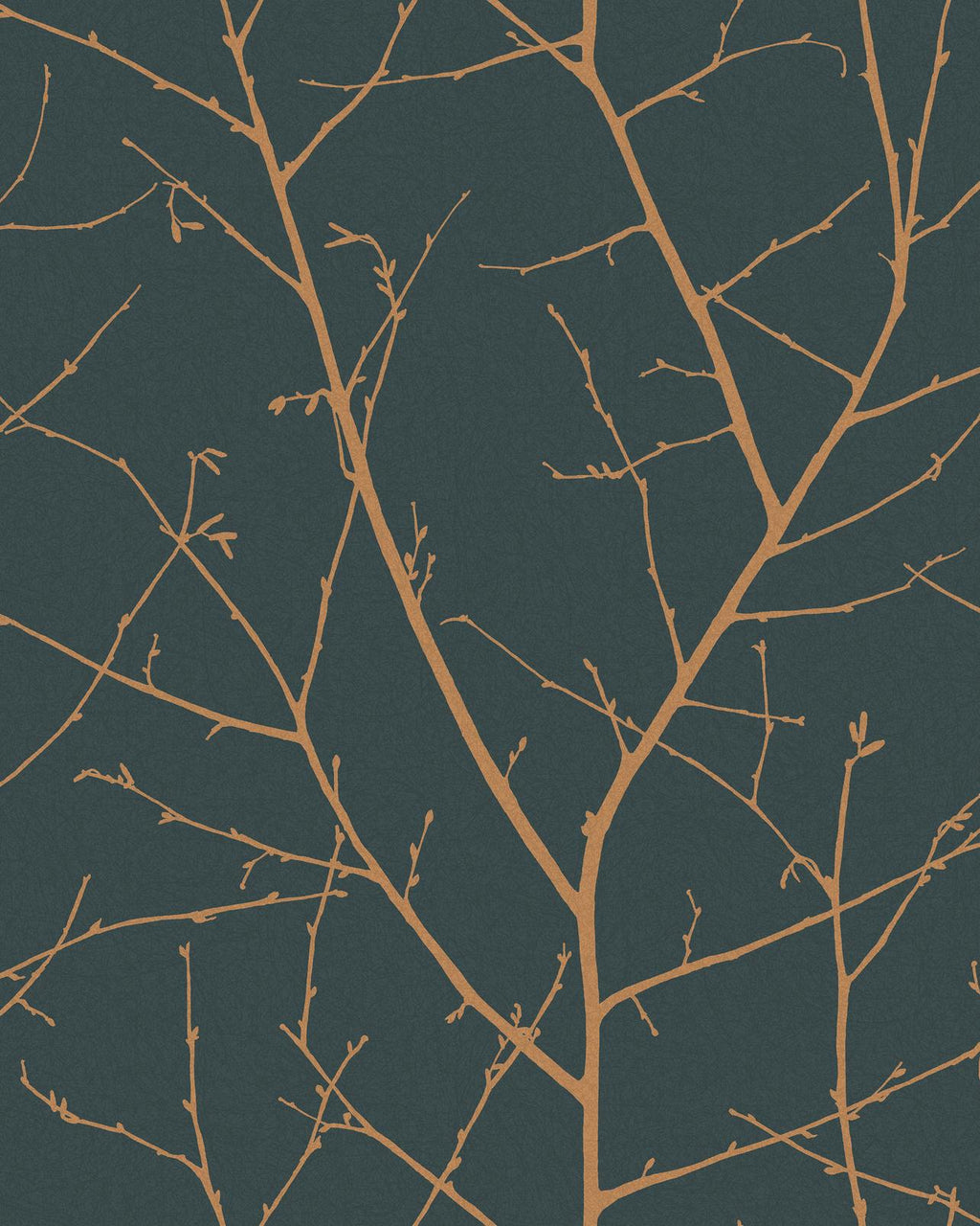 Boreas Teal & Copper Wallpaper