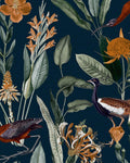 Glasshouse Navy Wallpaper