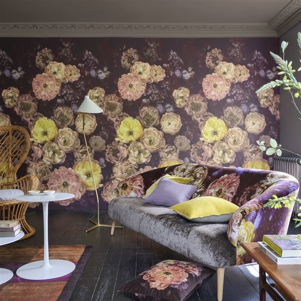 Le Poeme De Fleurs Rosewood (Scenes and Murals)