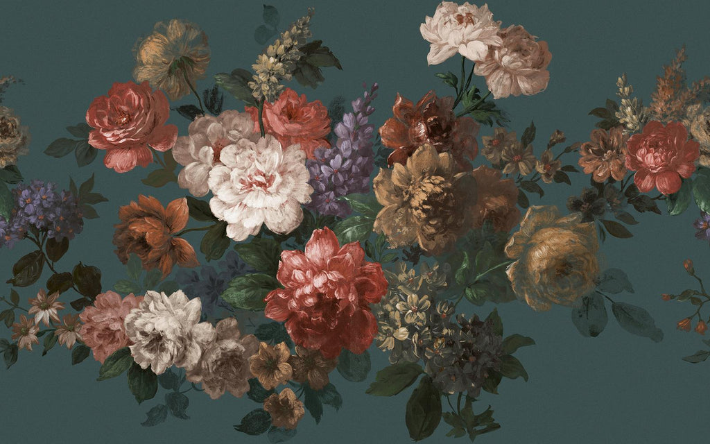 Bloem Teal Bespoke Mural