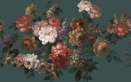 Bloem Teal Bespoke Mural