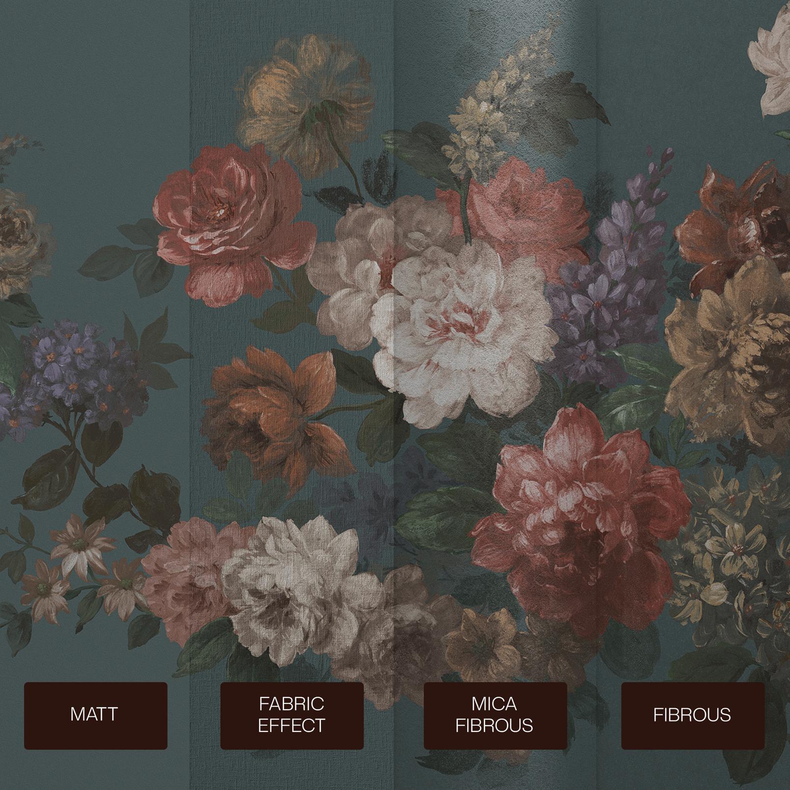 Bloem Teal Bespoke Mural