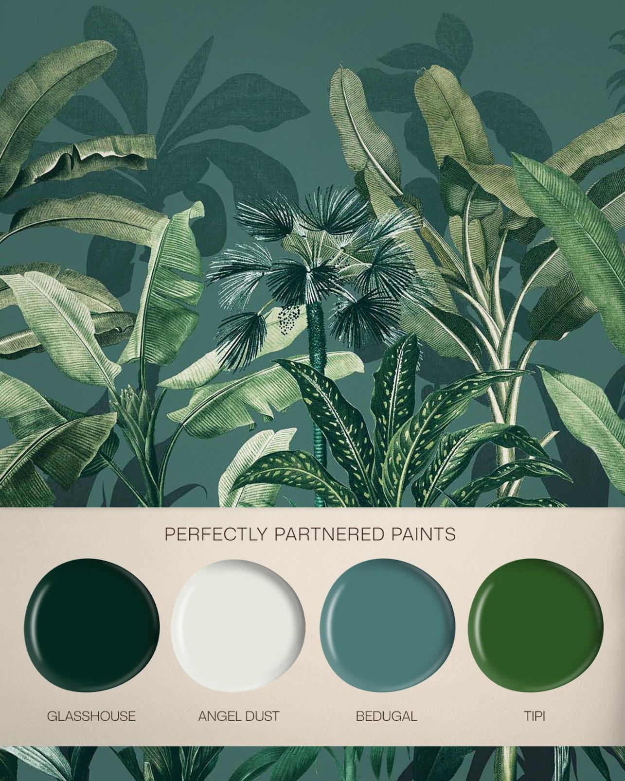 Congo Teal Bespoke Mural