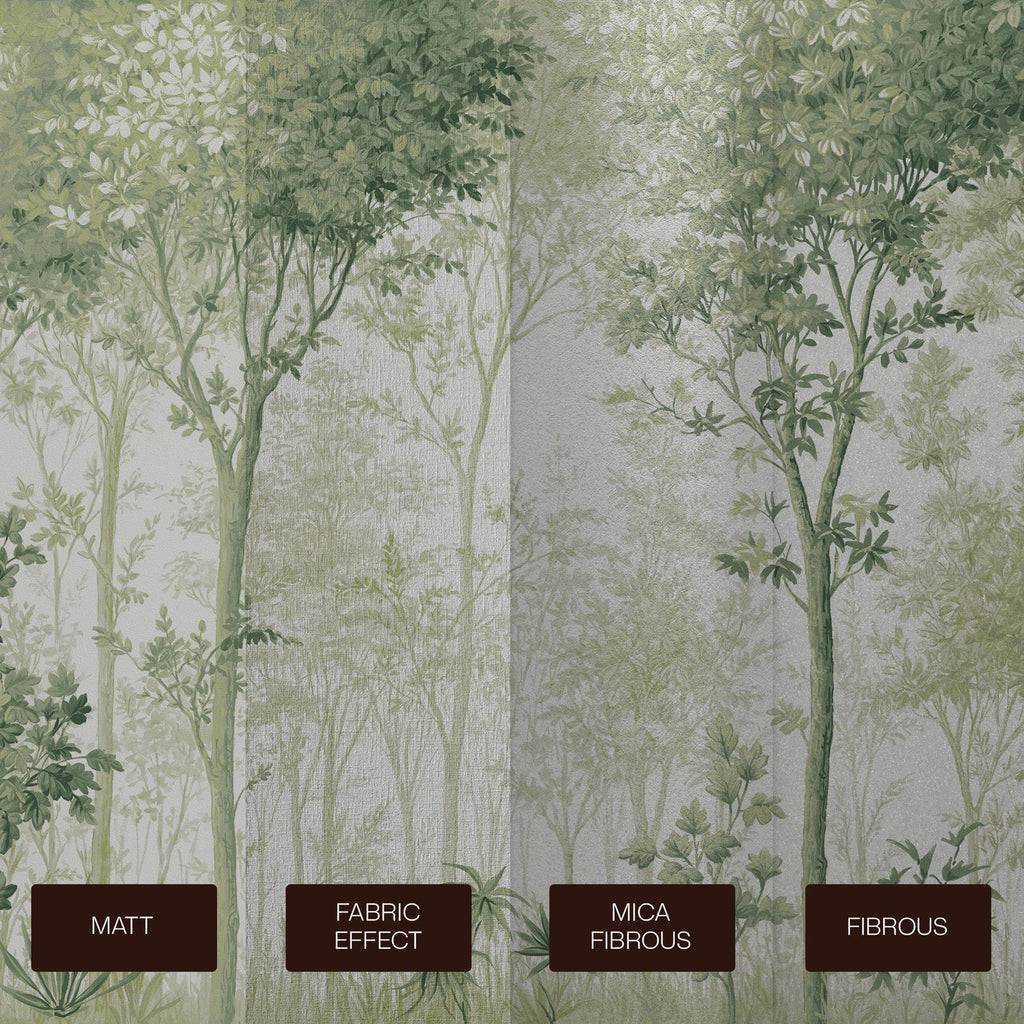 Coppice Forest Sage Bespoke Mural