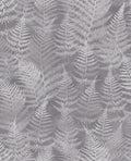 Woodland Fern Pewter Wallpaper by Clarissa Hulse