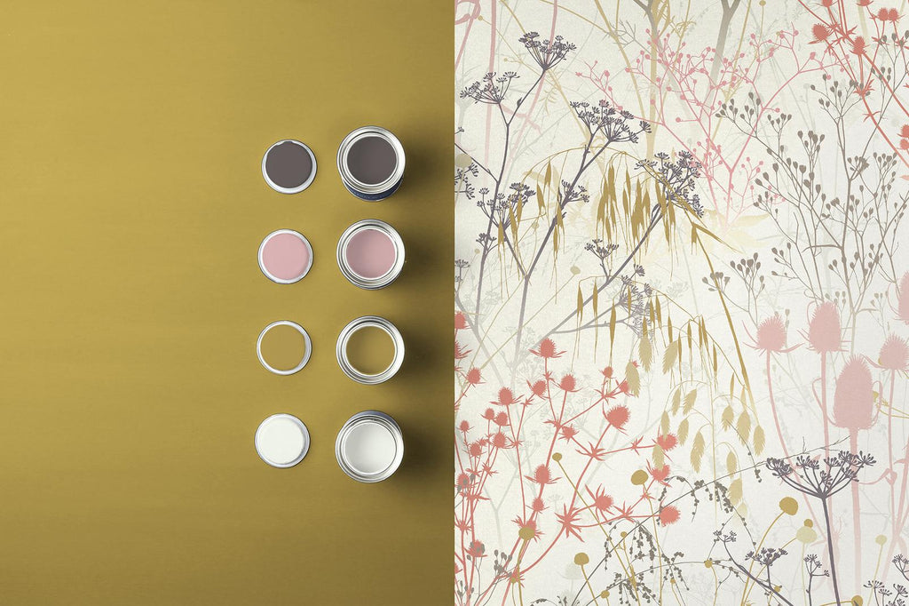 Summer Border Shell Wallpaper by Clarissa Hulse