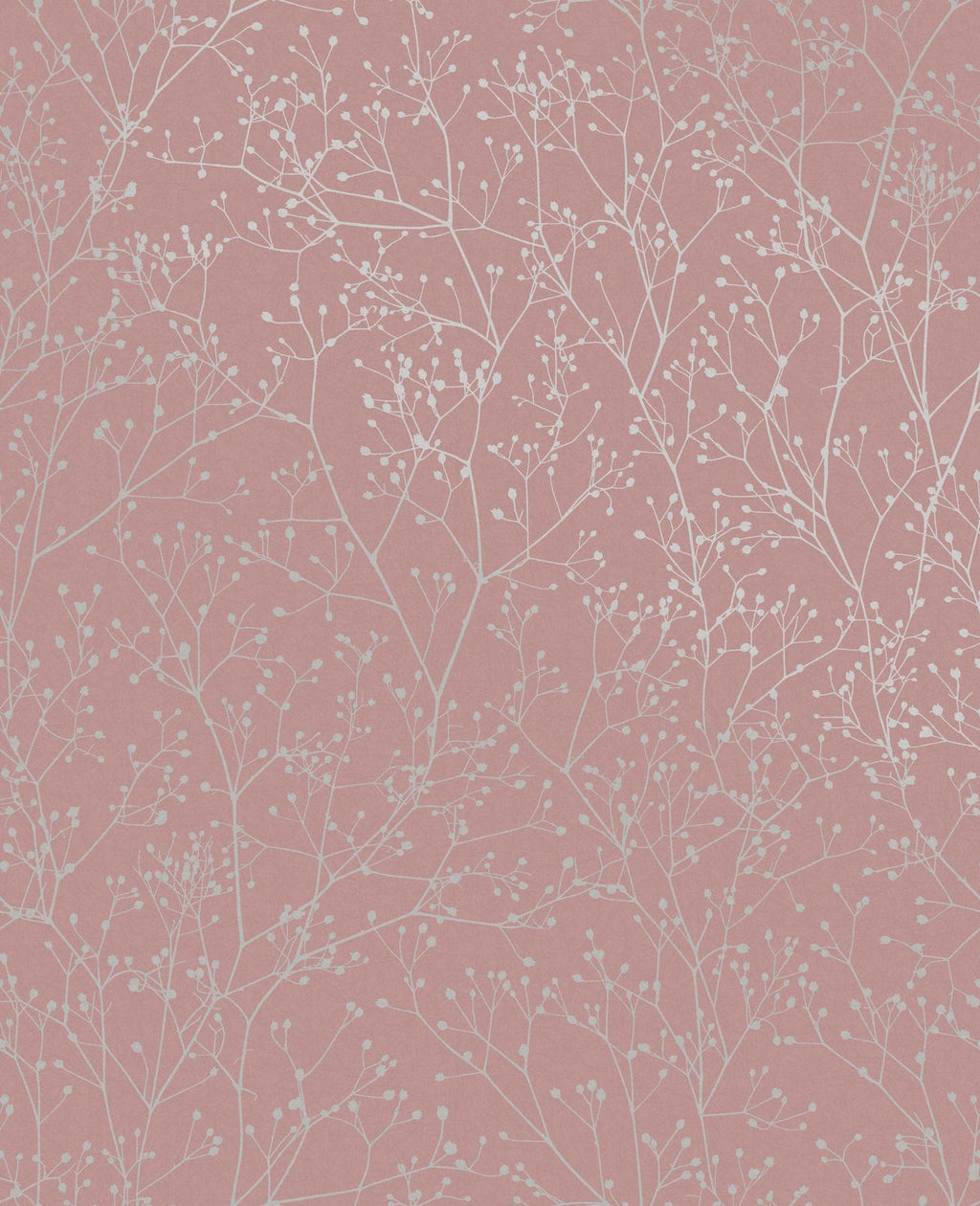 Gypsophila Shell & Rose Gold Wallpaper by Clarissa Hulse